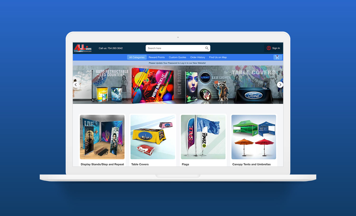 AllForSigns: ERP და E-Commerce გადაწყვეტილება